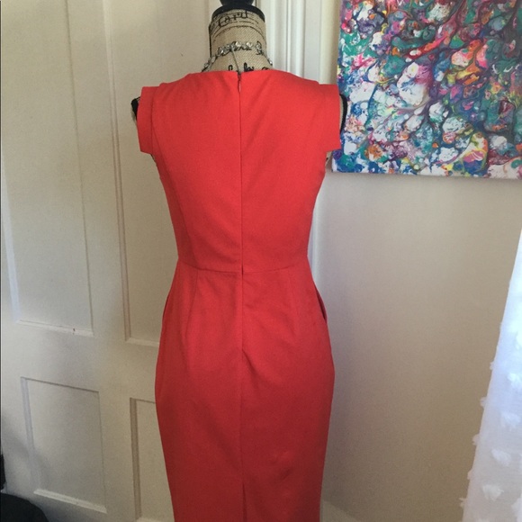 J.Crew Wear-to-Work Dress w/Asymmetrical Neckline - Picture 2 of 8